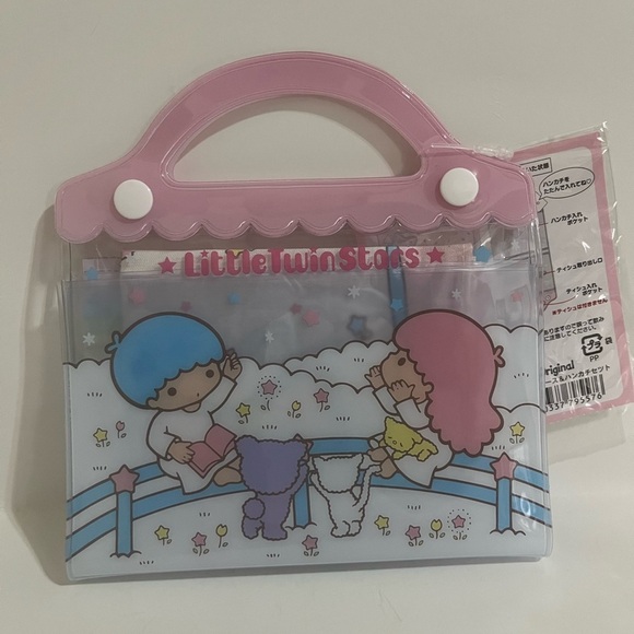 Sanrio Accessories - Little Twin Stars 2022 Hankerchief in Vinyl Pouch